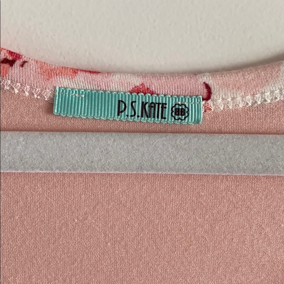 P.S.KATE Pink Floral Tee - Picture 3 of 6